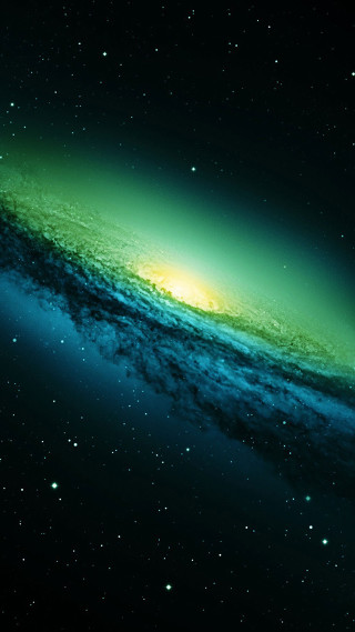 Large green blue object sky - a bright light free wallpaper for mobile