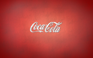 Red wall coca cola logo - a red wall free wallpaper