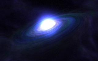 Blackhole blue disk stars space - a black hole free wallpaper