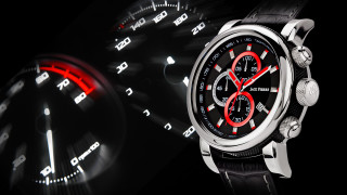 Watch red second hand black - a red second hand free wallpaper