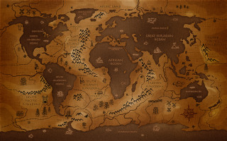 World map places people fantasy - fantasy art free wallpaper