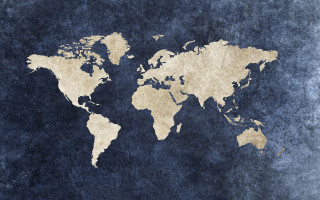 World map blue background faded - enguerrand quarton free wallpaper
