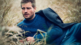 Man blue sweater tall grass - a blue sweater free wallpaper