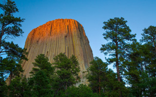 Tall rock trees blue sky - edward otho cresap ord ii free wallpaper