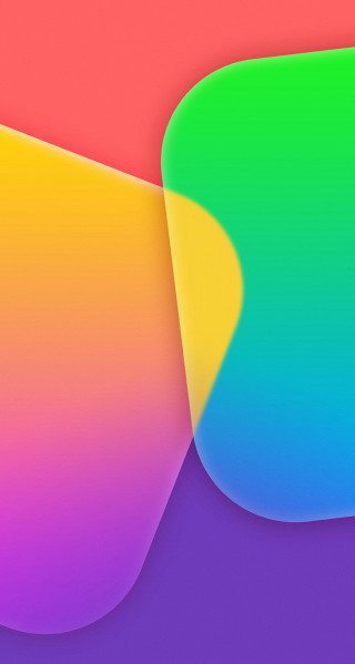 Colorful background curved corner 3d - smaller free wallpaper for mobile