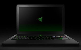 Laptop shamrock mouse dark background - a laptop free wallpaper