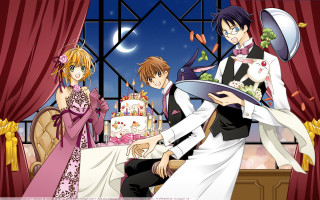 Couple people standing cake table 2 - a cake free wallpaper for desktop