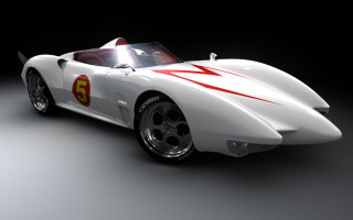 White sports car red stripe 11 - ed roth free wallpaper