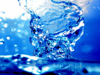 Blue water bubbles droplets sky - anthony s waters free wallpaper