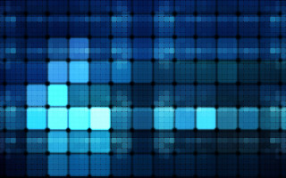 Blue squares abstract geometric honeycomb - square free wallpaper for desktop