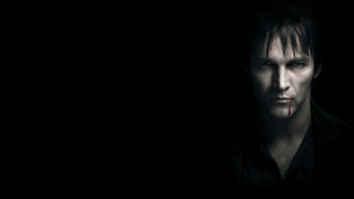 Bloodied gothic portrait man injury - dan scott free wallpaper