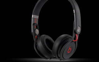 Beats headphones black background red 2 - brian fies free wallpaper