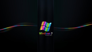 Colorful logo black background white 5 - a white logo free wallpaper