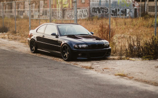 Black car fence field military - gloomy free wallpaper for desktop