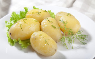 Potatoes lettuce dill food photography - german romanticism free wallpaper
