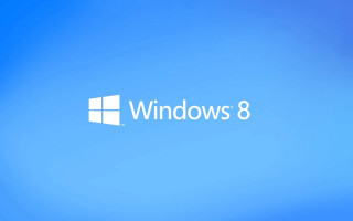 Blue sky windows8 logo white - a white window free wallpaper