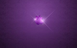 Purple apple holography sunset sky - bapu free wallpaper