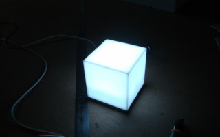 White cube light table phone - free light wallpaper