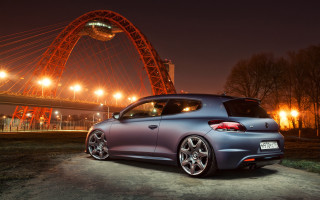 Car bridge night lights rimfire - a bridge free wallpaper