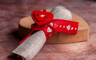 Heart stand ribbon 3d pincushion - pincushion len free wallpaper