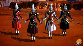 Cartoon characters desert mountains sky - a desert area free wallpaper