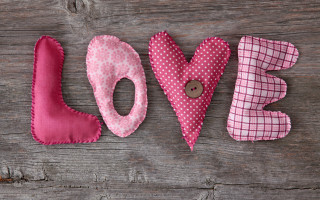 Wooden table love fabric crossstitch - out free wallpaper