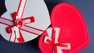 Heart box ribbon 3D florienne - box free wallpaper