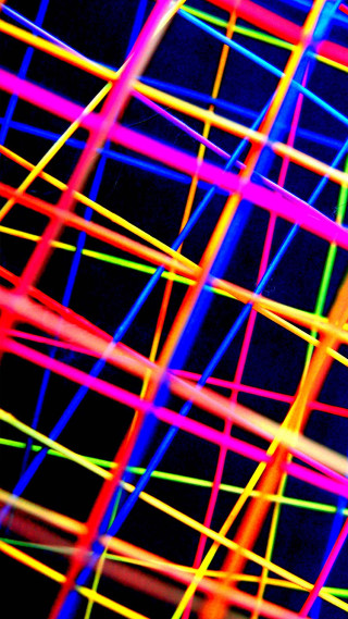 Colorful background lines shapes black - cable wire free wallpaper for mobile