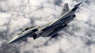 Fighter jet clouds daytime red - a red dot free wallpaper