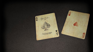Ace cards black background white - card free wallpaper