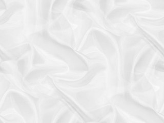 White background wavy pattern fabric - cloth free wallpaper