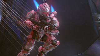 Red black robot gun blue - robot free wallpaper for desktop