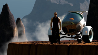 Cliff futuristicvehicle mountains cinematicmatte afrofuturism - a cliff free wallpaper for desktop