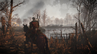 Horseman forest lake autumn armor - cryengine free wallpaper
