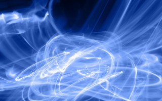 Blue white swirls abstract storm - a white swirl free wallpaper