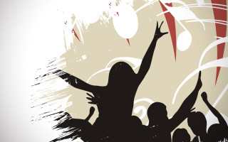 Dancing group flag grungy background - a grungy background free wallpaper