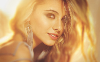 Woman long hair ears blowing - long hair and earrings free wallpaper