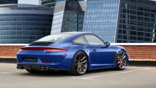 Blue sports car parking lot 5 - christian hilfgott brand free wallpaper for desktop