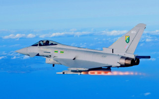 Fighter jet clouds green yellow - colin hayes free wallpaper