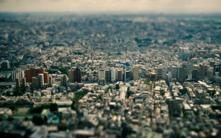 Cityscape tallbuildings blueflag tiltshift architecture - tilt shift free wallpaper