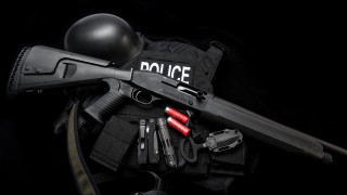 Police badge gun helmet american - rpg free wallpaper