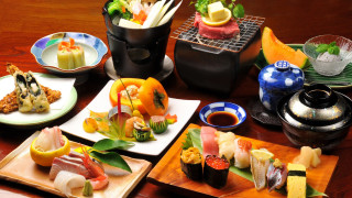 Food table sushi bento plate - japanese free wallpaper
