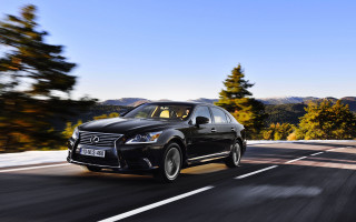 Black car road mountains trees - tree and mountains free wallpaper