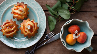 Plate fruit bowl fork knife - knife free wallpaper