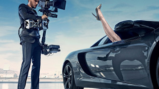 Man suit tie car camera - vorticism free wallpaper