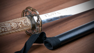 Sword chain table knifeholder daualset - focus free wallpaper