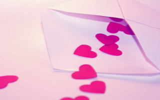 Envelope hearts mail art love - mail art free wallpaper