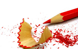 Red pencil blood splatters roses - a bite free wallpaper