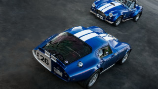 Blue sports cars parking lot - the other free wallpaper