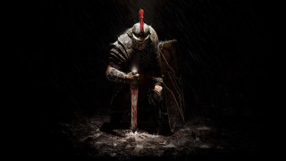 Man suit sword rain armor - dark soul free wallpaper